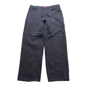 Vintage 90s Webs Baggy Fit Black Jeans Men’s 38 Actual 37x29.5 Loose Wide Leg